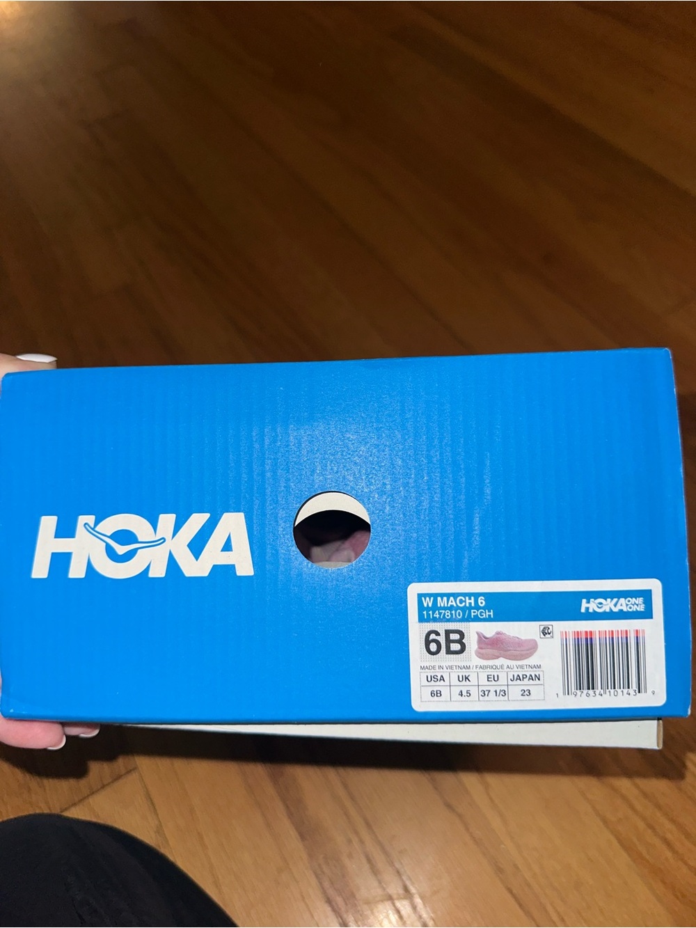 Hoka Pink Lemonade Running Shoes size 6 - Picture 3 of 4
